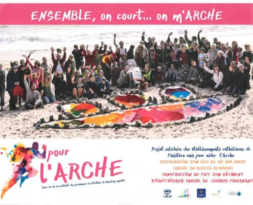 affiche de la course « On court, on m’Arche »