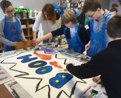 Une AECS sous le signe des arts pour les 6e